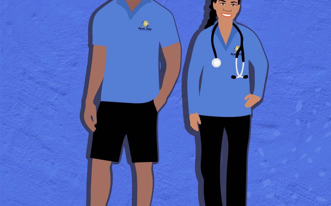 Danila Dilba Health Service – Aboriginal Character Illustrations