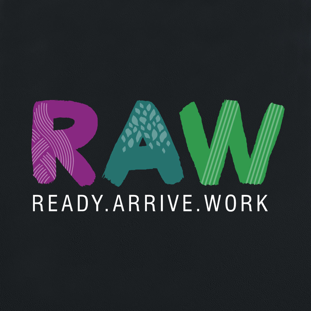 Ready Arrive Work logo